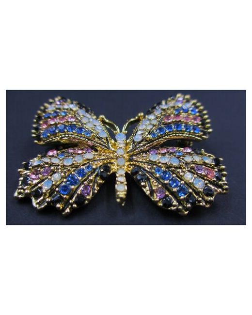 Adenium Jewelry Топазовая Бабочка брошь