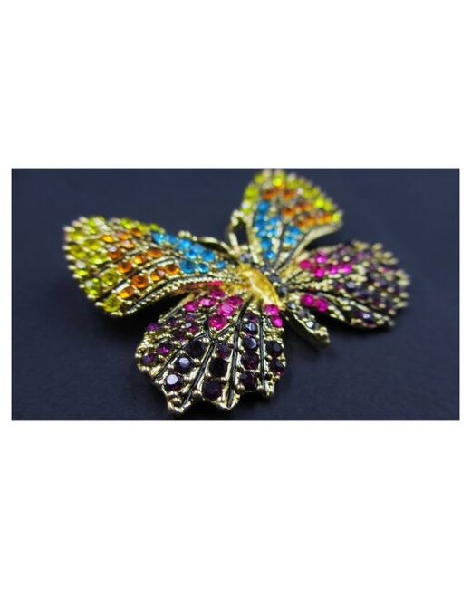 Adenium Jewelry Турмалиновая Бабочка брошь