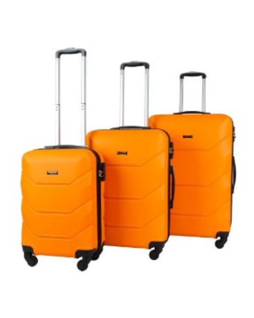 Freedom Комплект чемоданов 3 в 1 маленький средний и большой коричневый