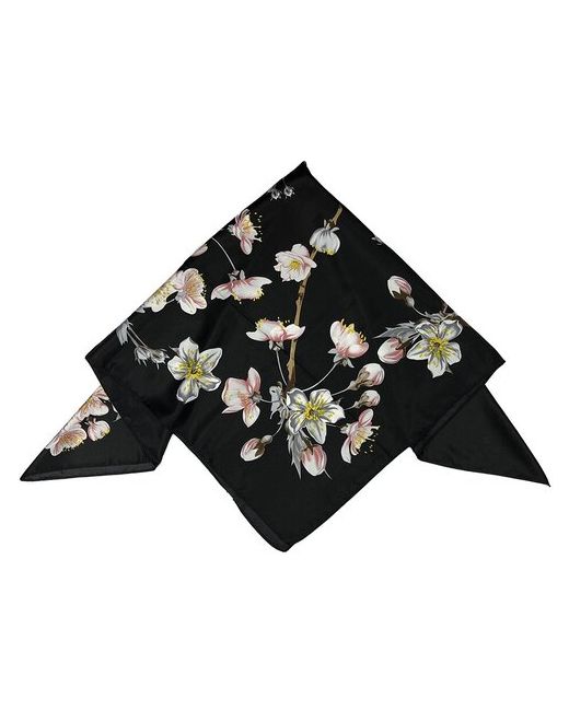 Dalinnico Шелковый платок с цветами вишни новинка 2023г нежный