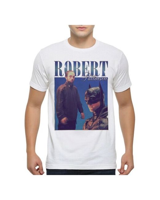 Dream Shirts Футболка с принтом Мемный Роберт Паттинсон Robert Pattinson Черная S