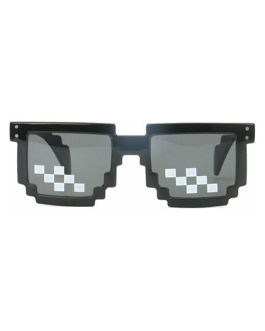 Pixel Crew Солнцезащитные пиксельные очки Майнкрафт черные Like a boss