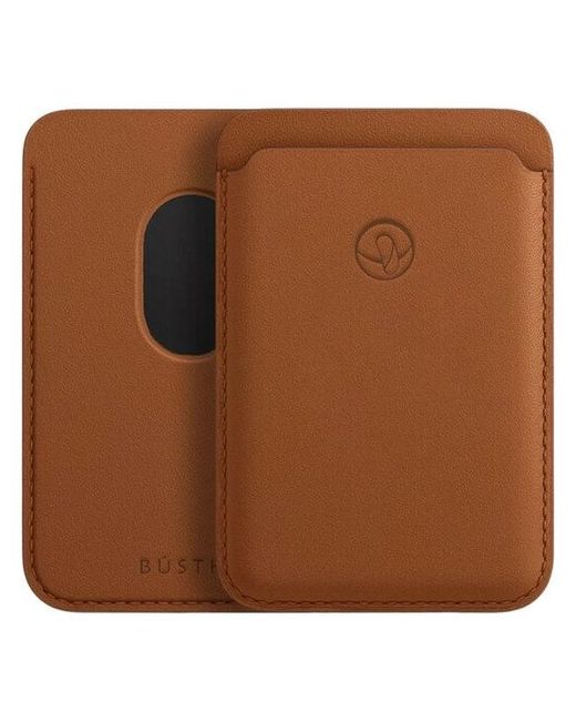Bustha Чехол-бумажник MagSafe Leather Wallet Saddle BST755217