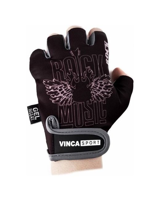 Vinca Sport Перчатки велосипедные ROCK гелевые вставки VG871ROCKXXLBKGR