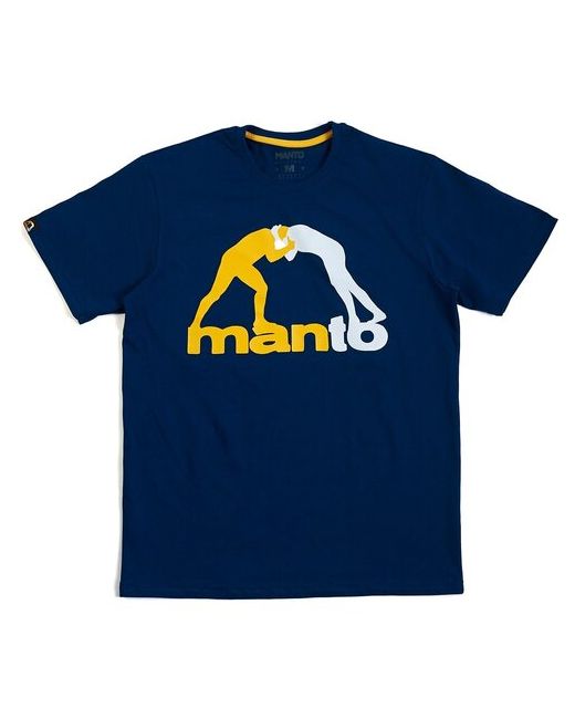Manto Футболка t-shirt LOGO navy blue 48-M