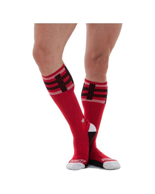 DOiT! Носки гетры Dude Socks Red/Black DOiT Размер L
