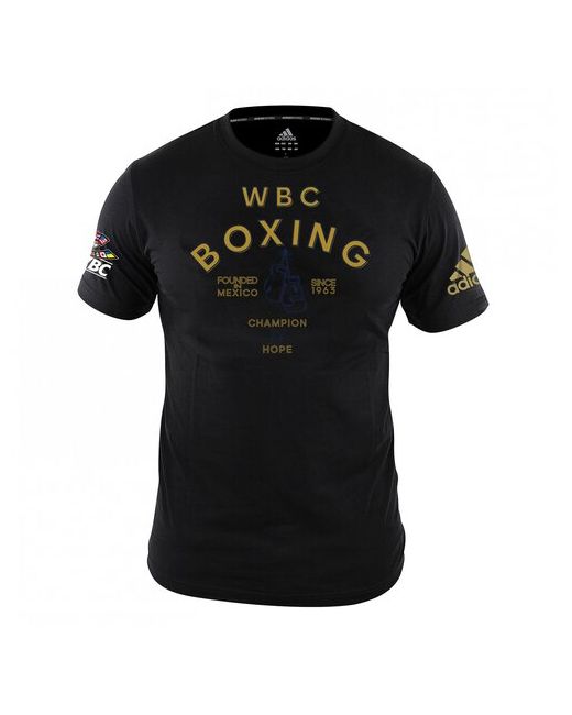 Adidas adiWBCT05 Футболка WBC Boxing Gloves T-Shirt черная 46-S