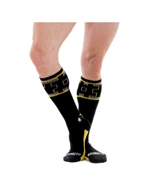 DOiT! Носки гетры Dude Socks Black/Yellow DOiT Размер S