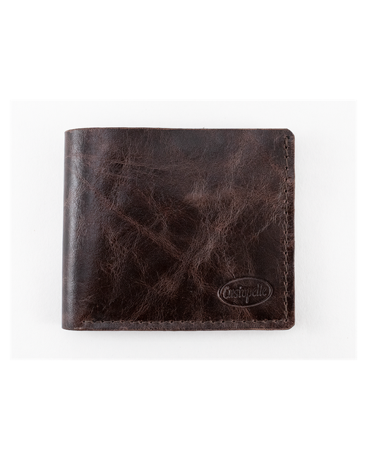 Custopelle Кошелек портмоне ручной работы из натуральной кожи шоколад