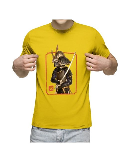 US Basic футболка Мопс Самурай Samurai Pug L