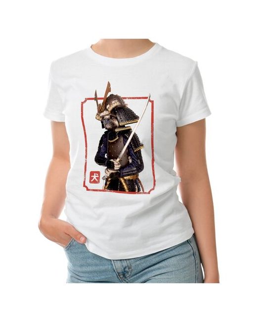 Roly футболка Мопс Самурай Samurai Pug M темно-