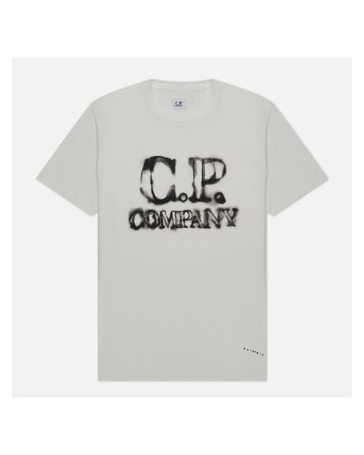 C.P. Company футболка 24/1 Jersey Blurry Logo Размер XL