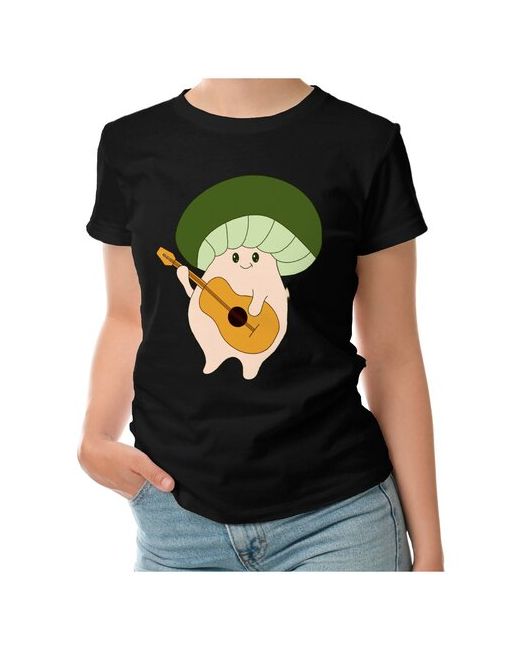Roly футболка Забавный гриб с гитарой. Mushroom M
