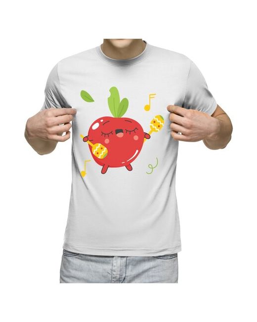 US Basic футболка Яблоко с маракасами S