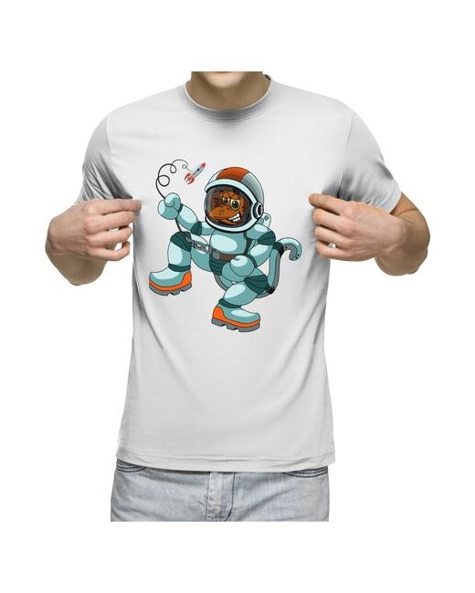 US Basic футболка обезянка космонавт XL
