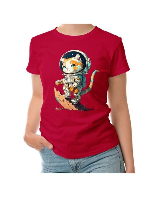 Roly футболка Милый кот астронавт L