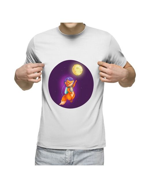 US Basic футболка Лисичка-космонавт L