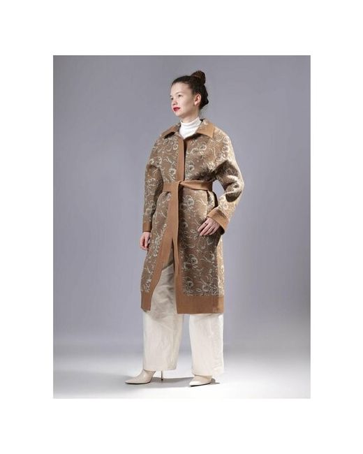Veldif Пальто кимоно демисезонное удлиненное шерстяное