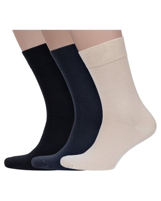 DiWaRi Комплект из 3 пар мужских носков размер 25