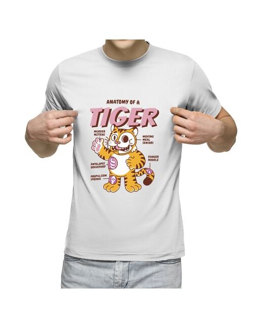 US Basic футболка Анатомия Тигра Tiger Anatomy XL
