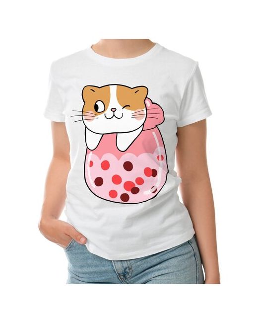 Roly футболка кот мороженое M