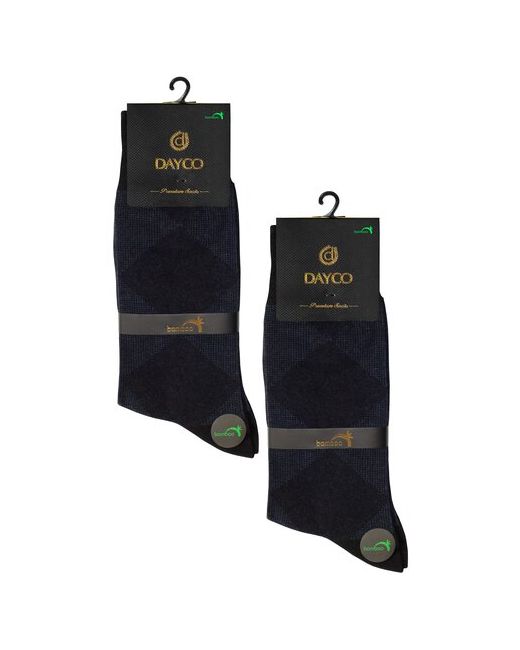 Dayco Носки комплект носков 2 пары бамбук рисунок Ромб тёплые под костюм р. 41-45