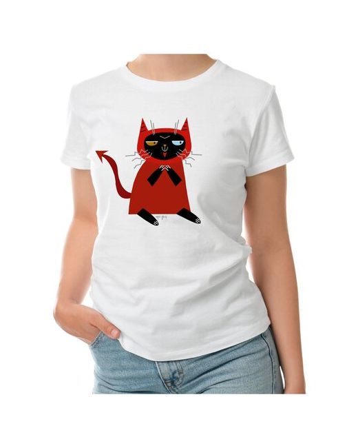 Roly футболка Дьявольский кот L
