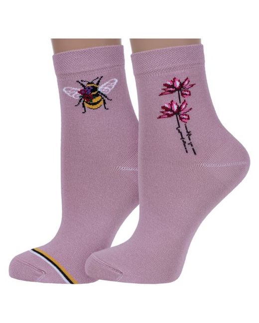 Брестские Комплект из 2 пар женских носков БЧК 10 размер 23