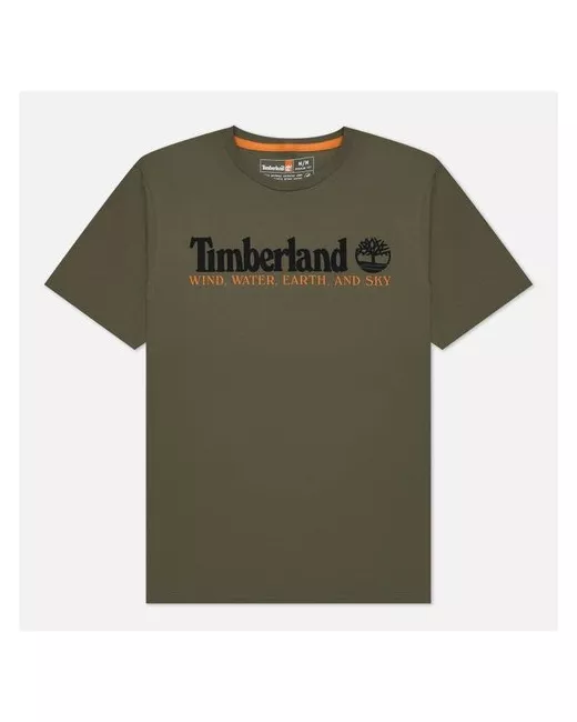 Timberland футболка Wind Water Earth And Sky оливковый Размер S