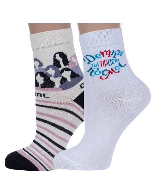 Брестские Комплект из 2 пар женских носков БЧК 5 размер 23