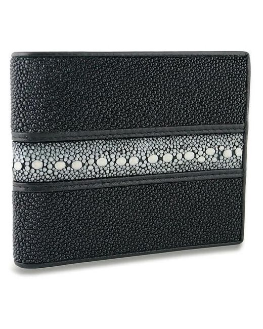 Exotic Leather Оригинальный бумажник из кожи ската с полосой