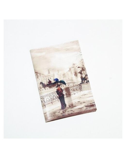 Grand Обложка для паспорта 02-006-018-8 Дама с зонтиком у сфинксов