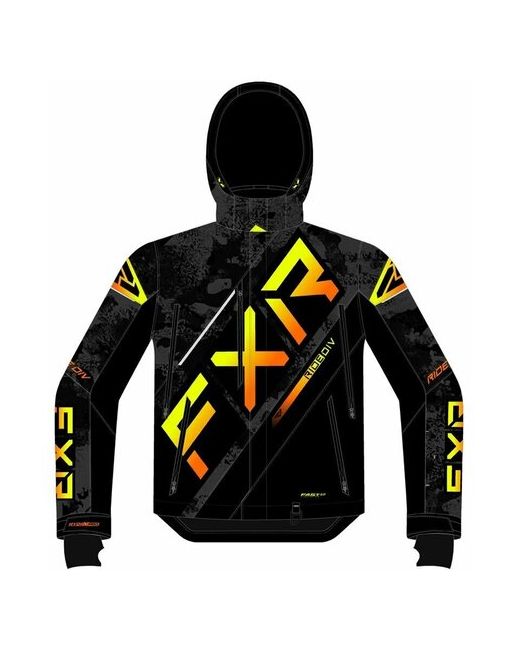Fxr Куртка снегоходная CX с утеплителем Black Camo/Inferno XXXL