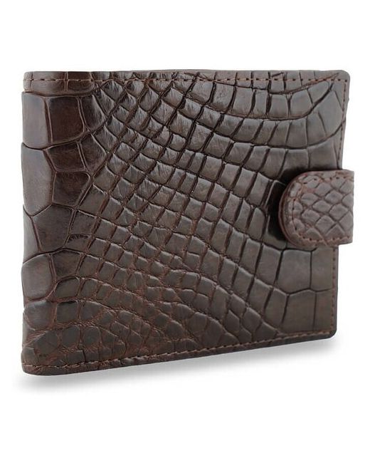 Exotic Leather Мягкий кошелек из натуральной кожи американского аллигатора
