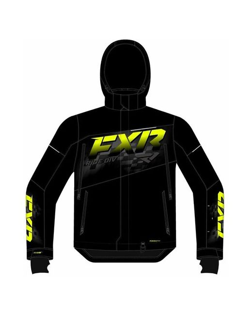 Fxr Куртка снегоходная Fuel с утеплителем Black/HiVis XXL