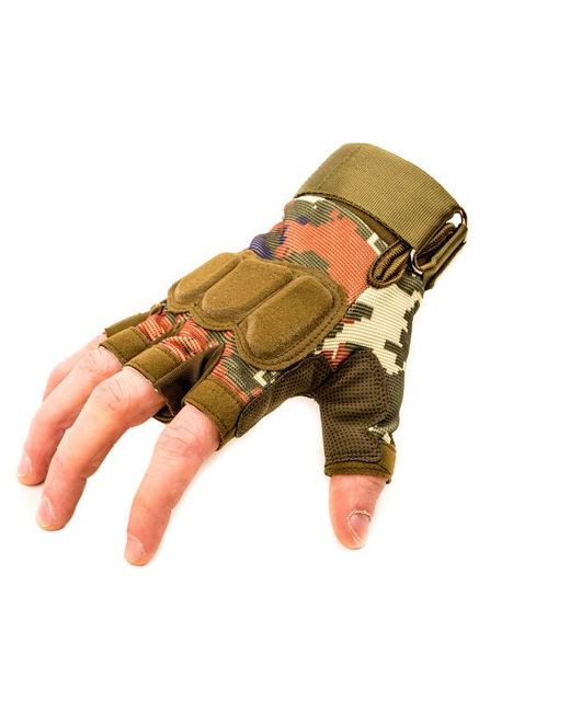 China Factory Тактические перчатки без пальцев Forest размер XL