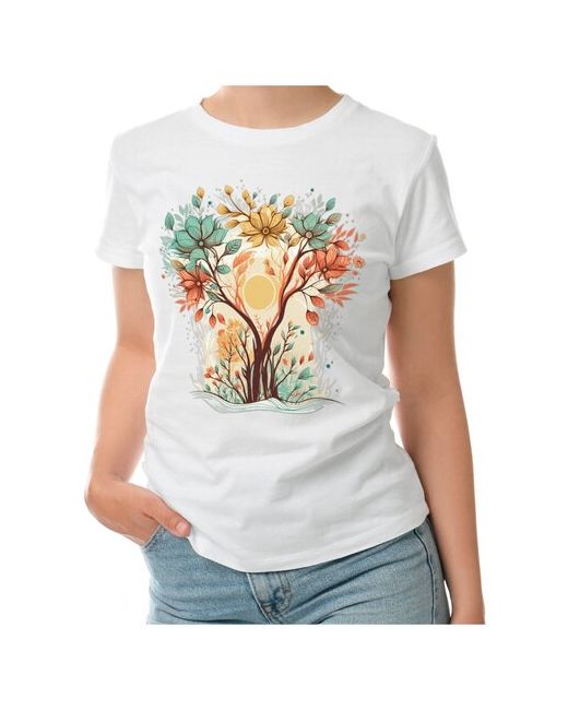 Roly футболка Цветочное дерево L