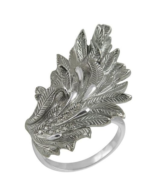 Альдзена Серебряное кольцо с фианитом К-15018