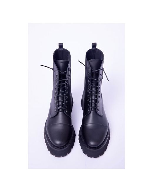 Duet.By.Me черные ботинки челси на шнуровке демисезонные 38 размер