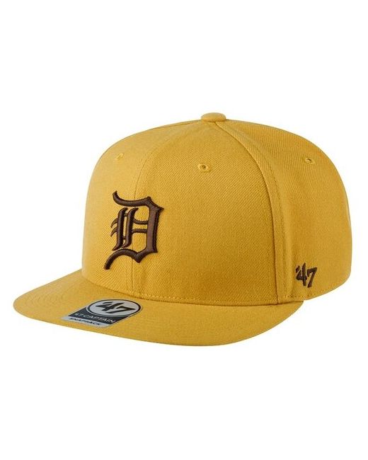 '47 Brand Бейсболка с прямым козырьком 47 BRAND B-NSHOT09WBP-WE Detroit Tigers MLB размер ONE
