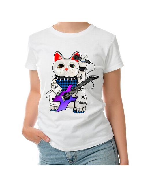 Roly футболка Манэки-нэко кот вокалист L