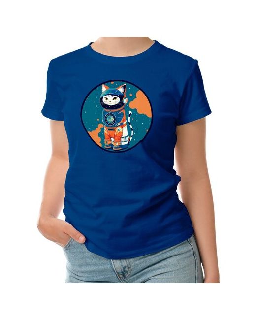 Roly футболка Японский кот-космонавт XL темно-
