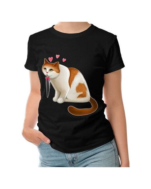 Roly футболка Влюбленный кот с пером S