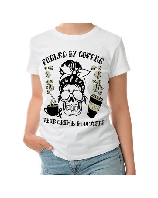 Roly футболка Питаюсь кофе и детективами XL