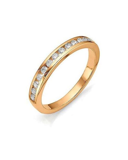 Алькор Золотое кольцо с бриллиантами 11252-100 размер 165