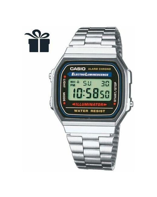 Casio Часы наручные Collection A168WA-1 Vintage с гарантией часы монтана