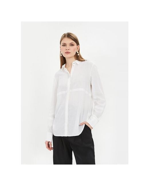 Baon Блузка Рубашка из смесового льна B171001 размер S