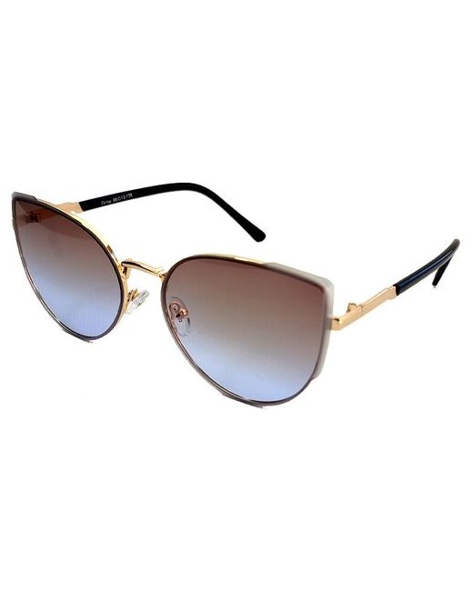 Оптик Хаус Очки солнцезащитные очки для защиты от УФ400 стильный кошачий глаз безободковые