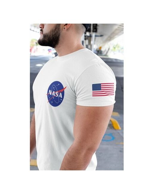 Print Must Go On Футболка с принтом NASA наса