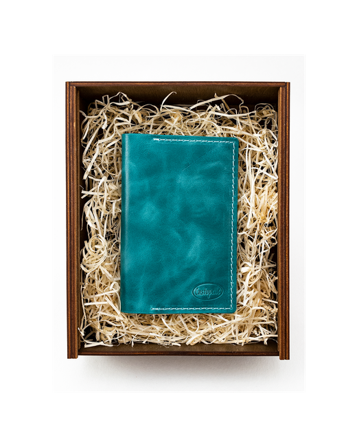 Custopelle Обложка для паспорта Elegance ручной работы из натуральной кожи Pull-Up Подарочная упаковка